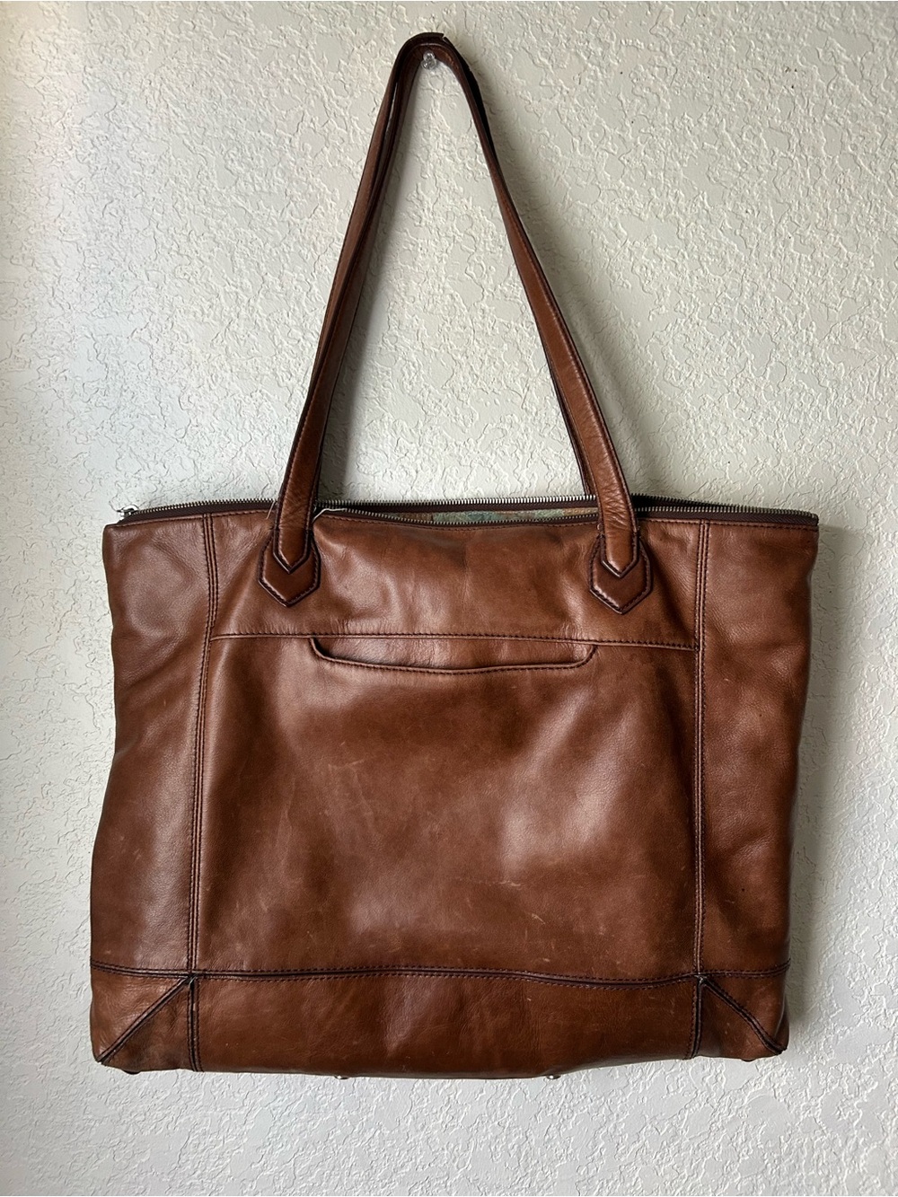 HOBO Brown Leather Tote Bag